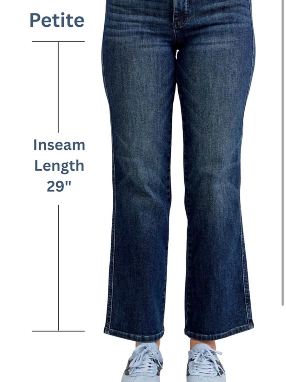Judy Blue Dark Blue Cropped Bootcut Jeans